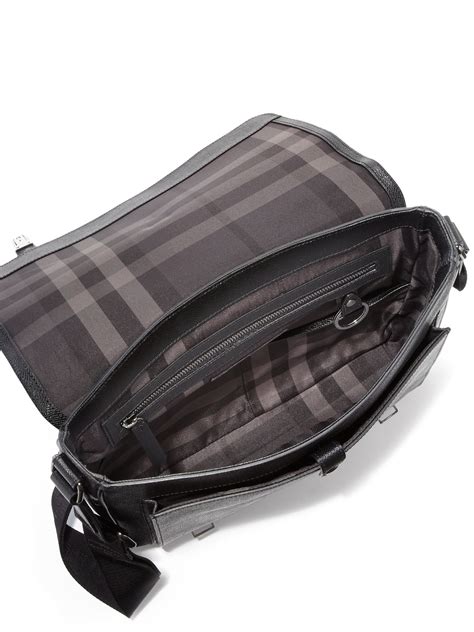 burberry mens messenger leather|Burberry men's toiletry bag.